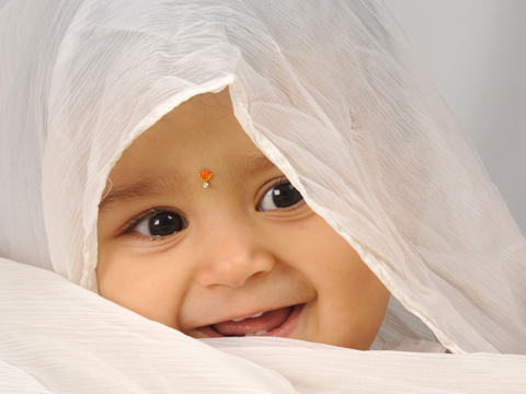 A beautiful, smiling baby; First Birthday Photography